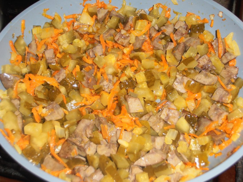 Рассольник с почками
