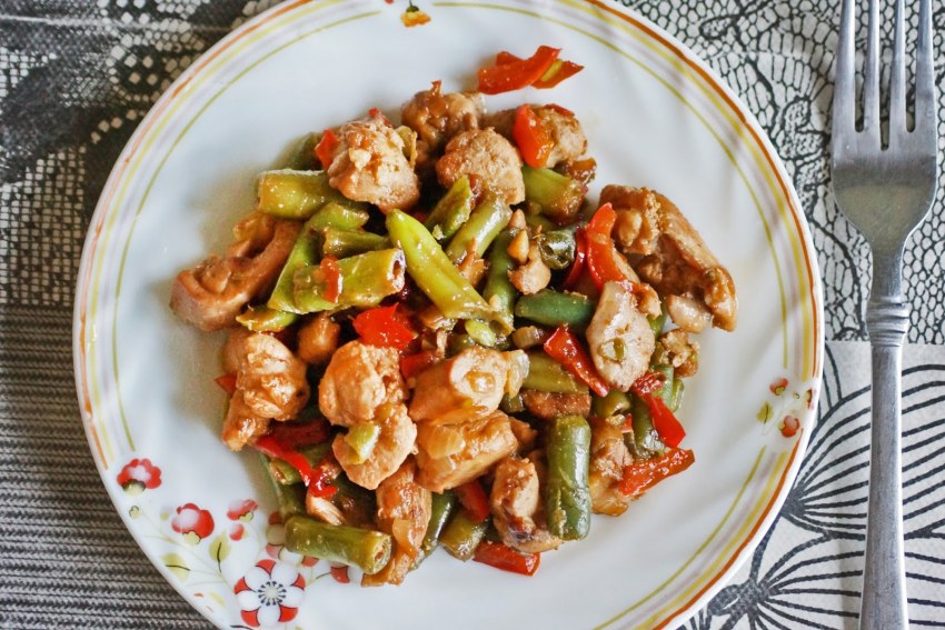 Говядина со стручковой фасолью