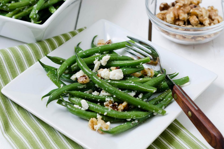 Стручковая фасоль с кукурузой