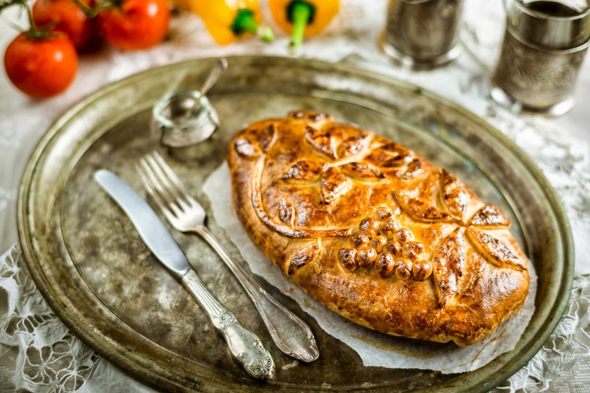 Кулебяка Царская многослойная