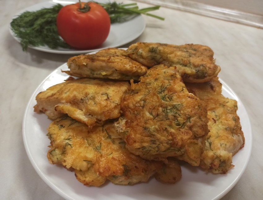 Куриные отбивные в кляре