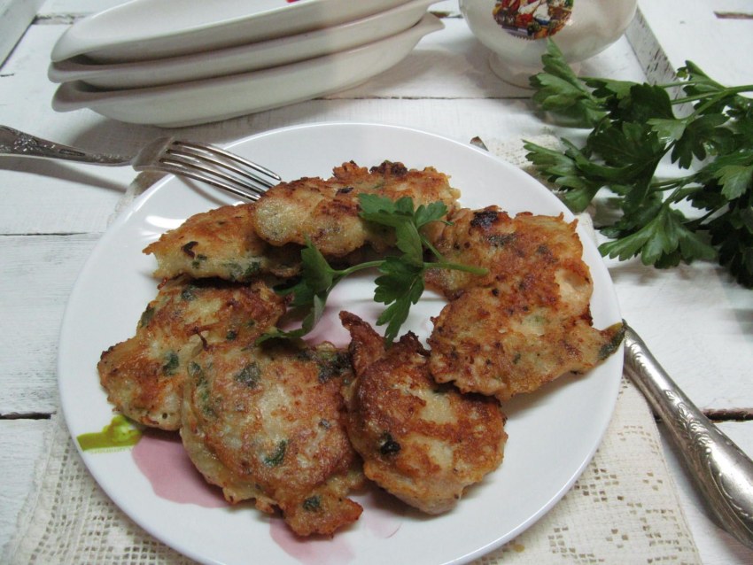 Куриная отбивная в картофельном кляре