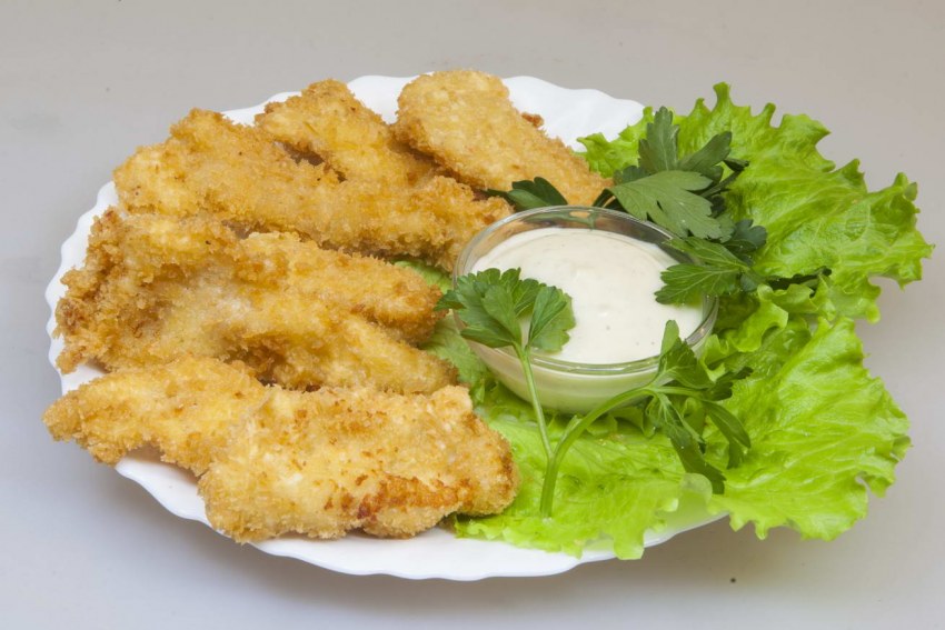 Куриное филе в кляре