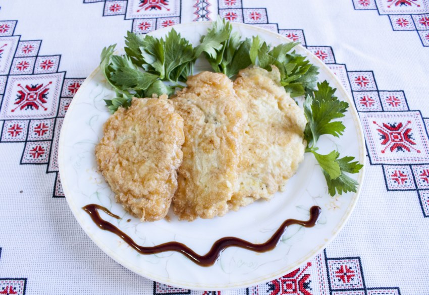 Куриная отбивная в кляре