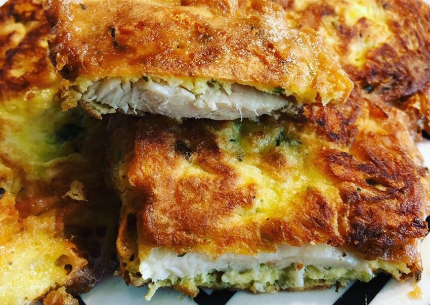 Куриное филе в сырной корочке