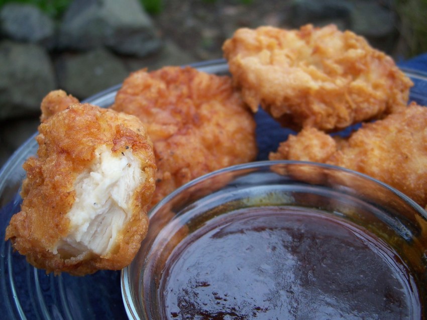 Куриные кусочки в кляре