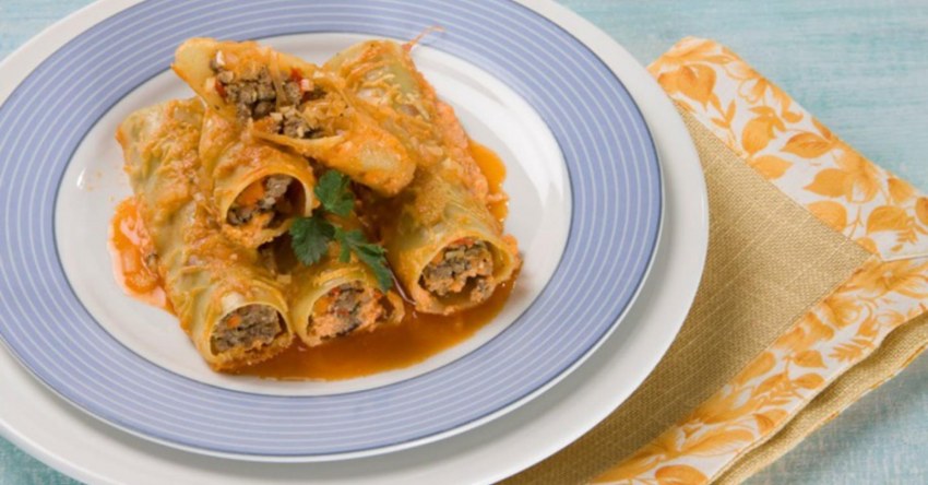 Канноле с мясом