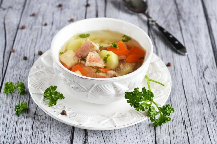 Рыбный суп с рисом