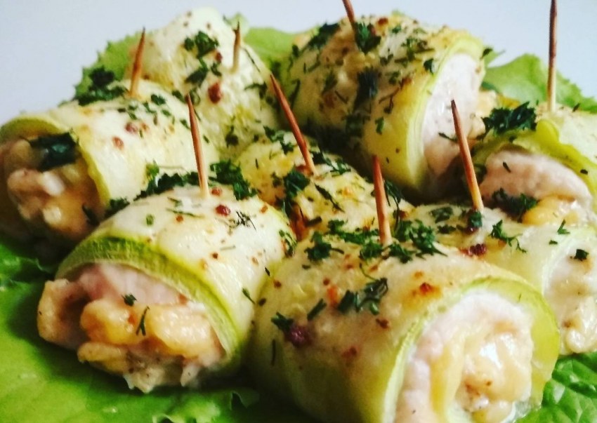 Кабачковый рулет