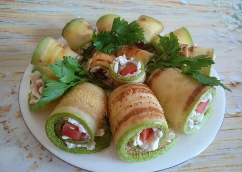 Рулет из цукини