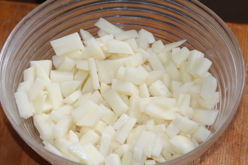 Картофель нарезанный брусками