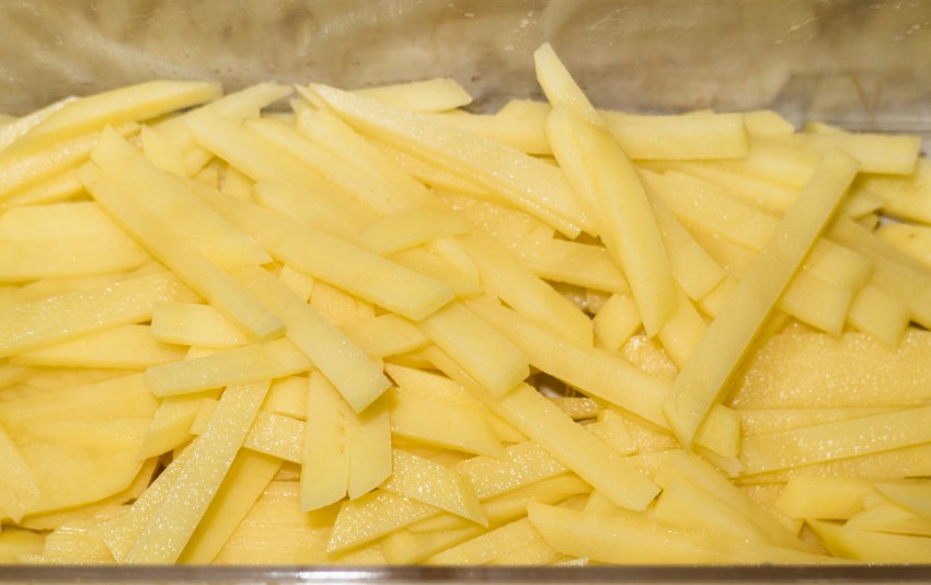 Нарезка картофеля соломкой