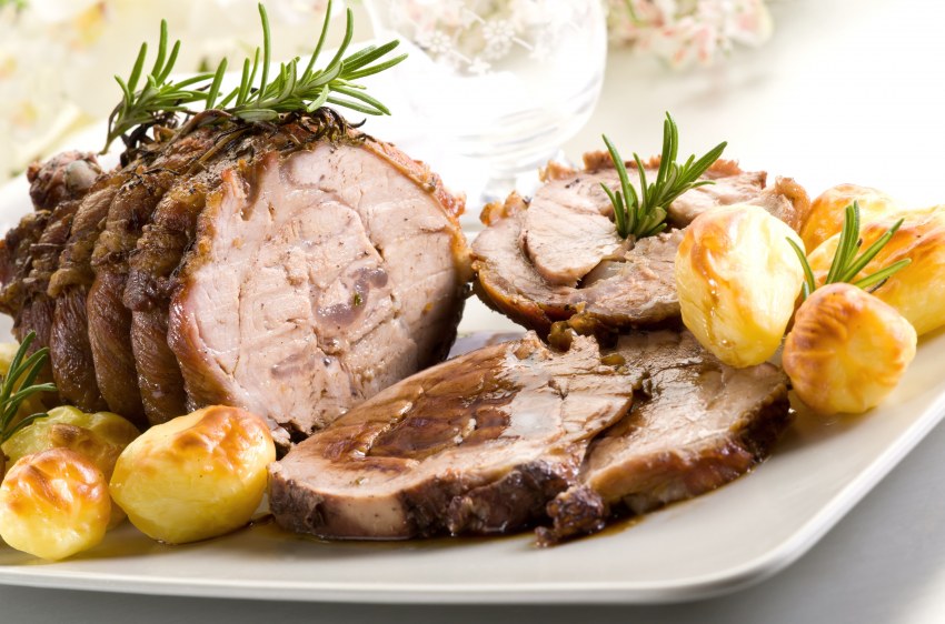 Шашлык из бараньей ноги