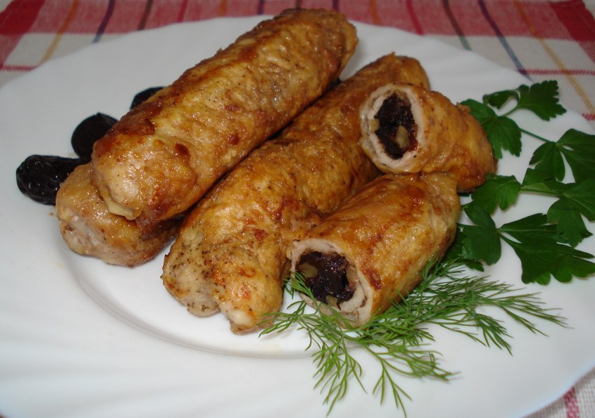 Крученики мясные