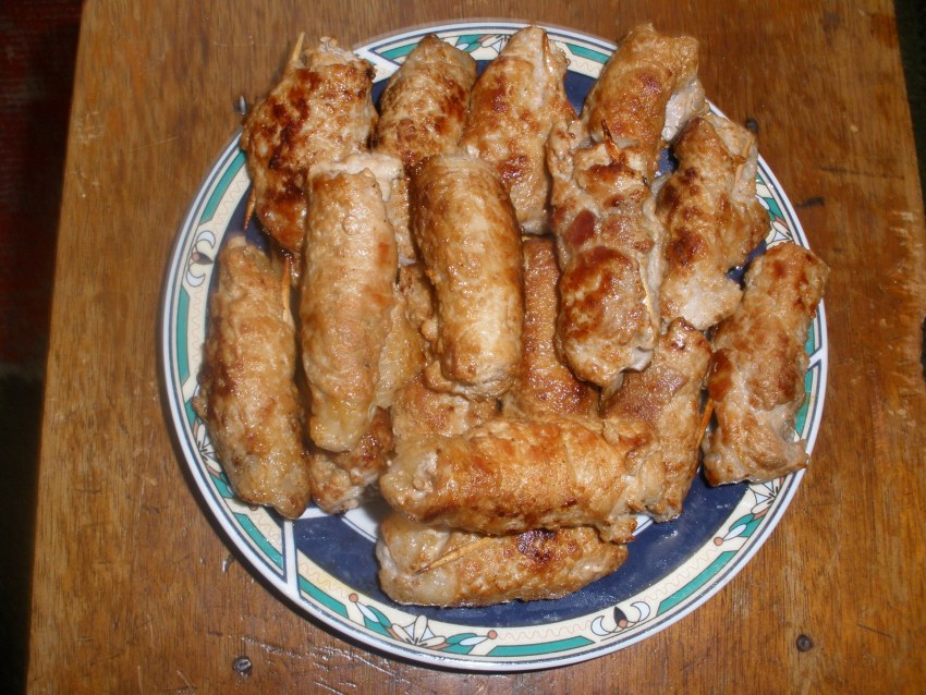 Пальчики из свинины