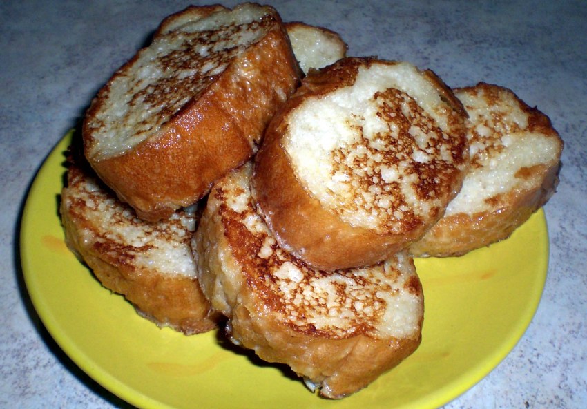 Вкусные гренки из батона