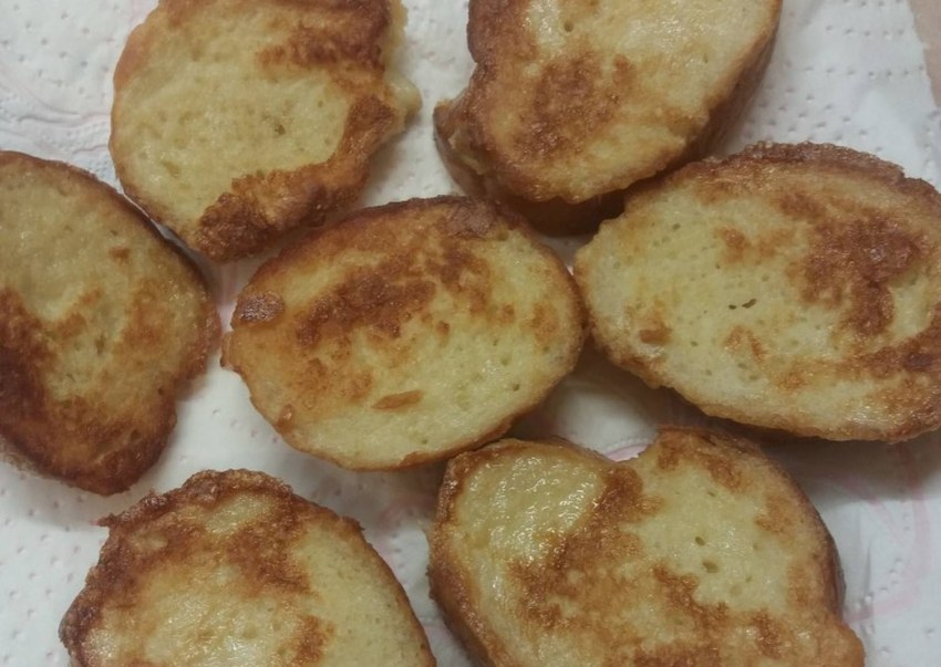 Гренки с яйцом