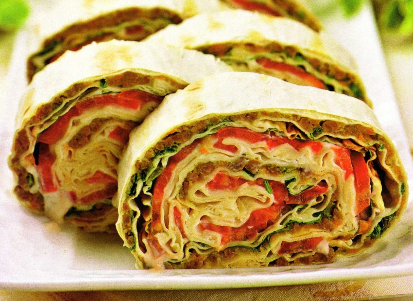 Лаваш с начинкой