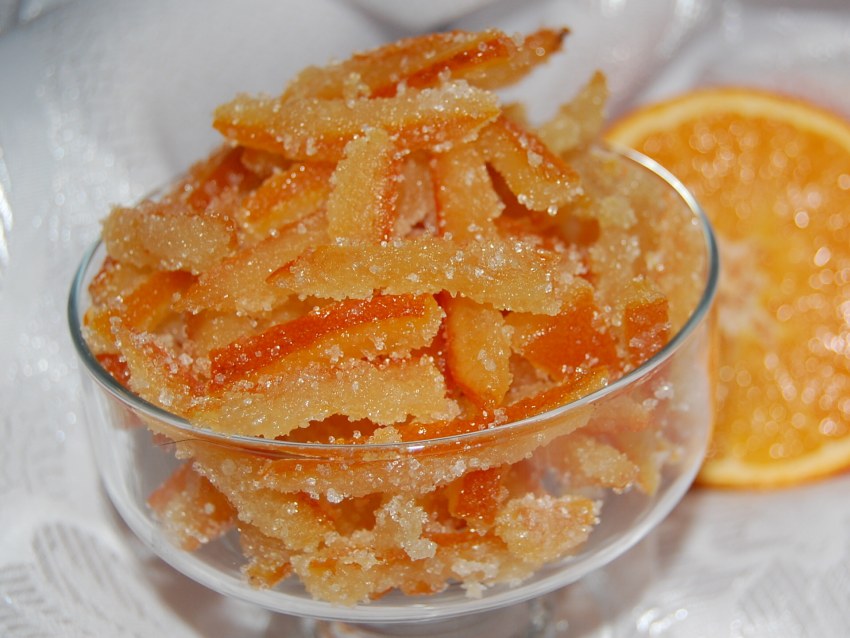 Цукаты из корок мандарина