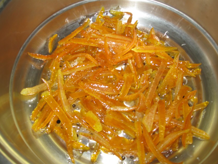 Цукаты из корок апельсина