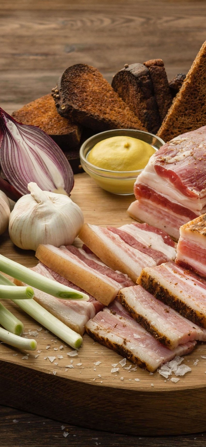 Сало с мясом