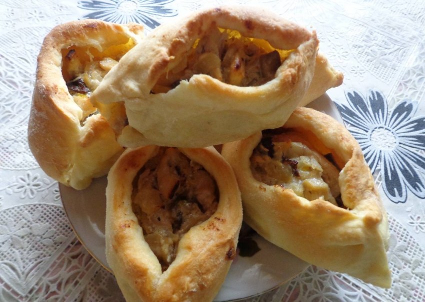 Лодочки с мясом