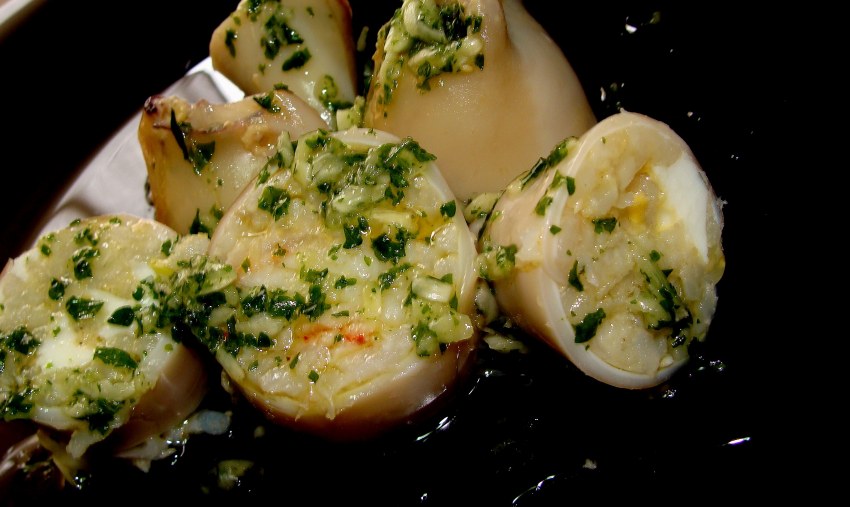 Блюда и закуски из кальмаров