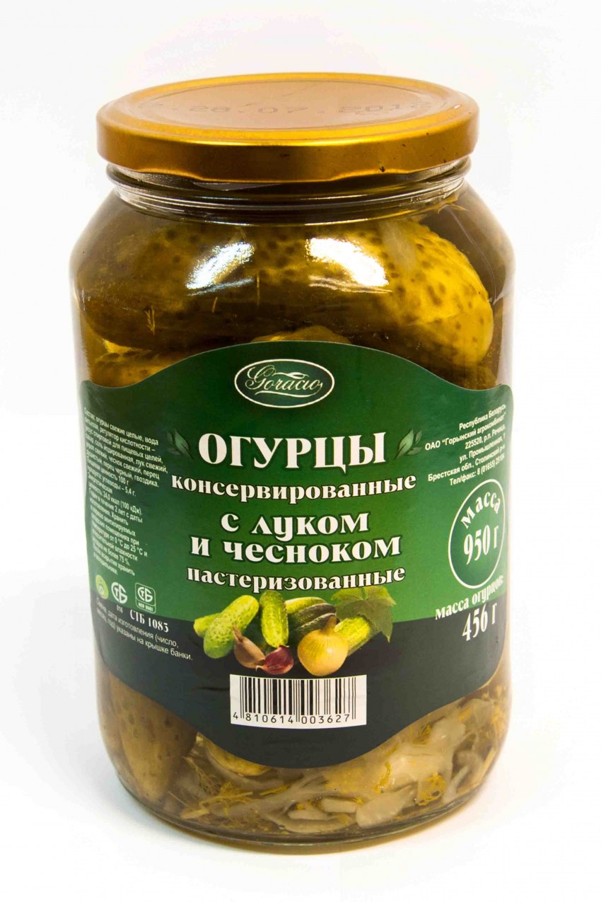 Огурцы корнишоны Барко