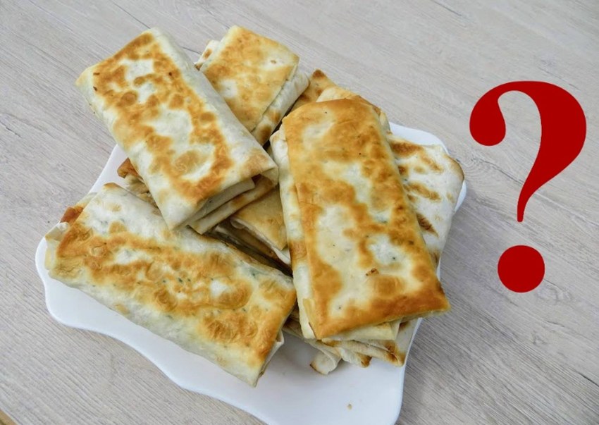 Пирожки из лаваша с яблоками