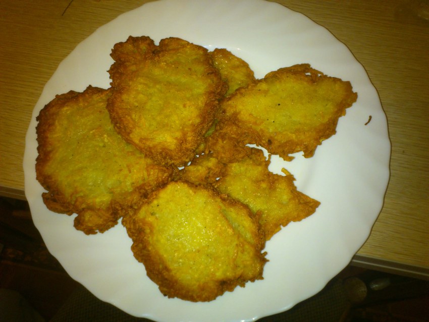 Драники с фаршем и рубленным мясом