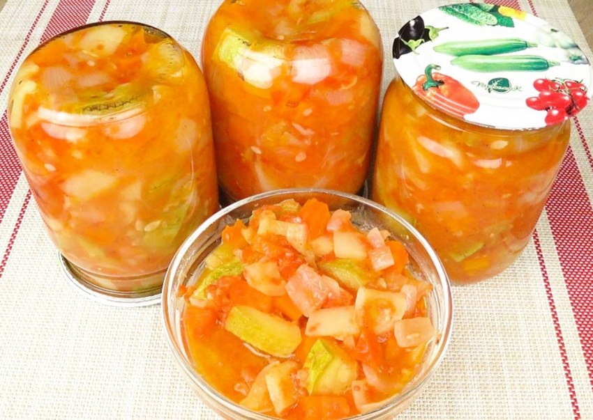 Кабачковый салат "анкл Бенс"