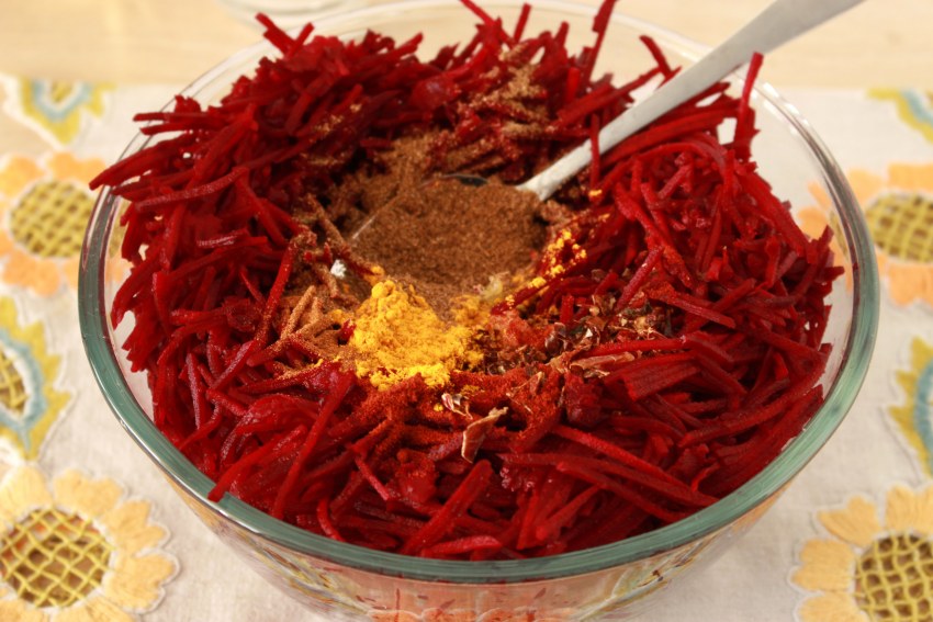 Корейские салаты свекла
