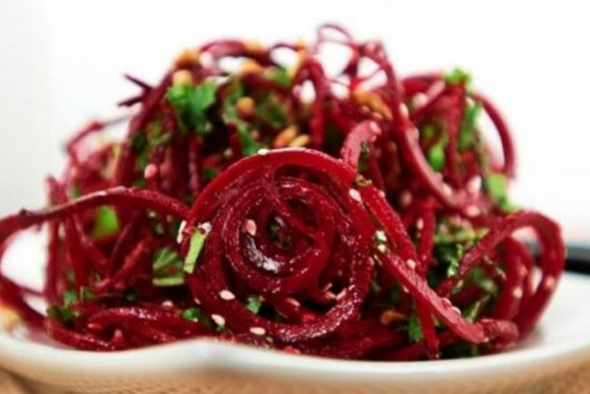 Корейская закуска из свеклы
