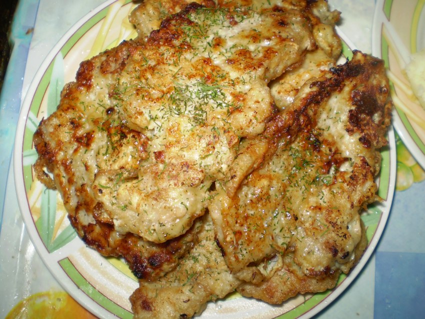 Эскалоп из куриного филе