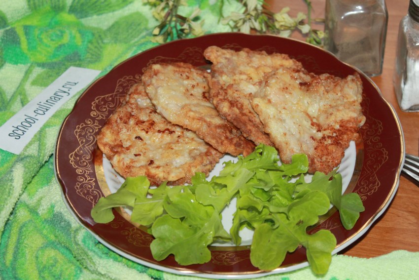 Куриная отбивная ромштекс