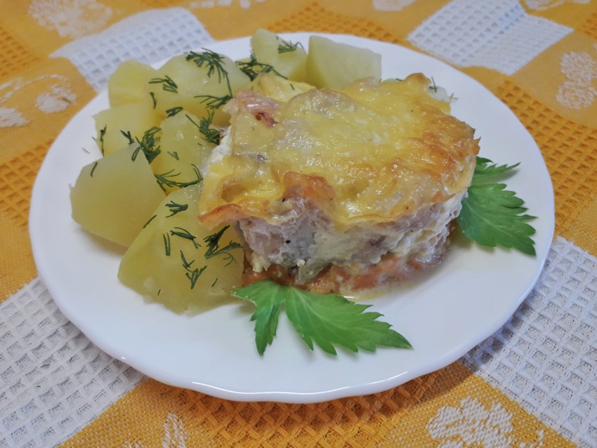 Печеная рыба в духовке