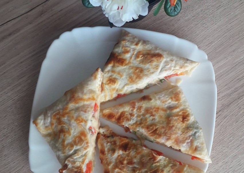 Конвертики с мясом из лаваша