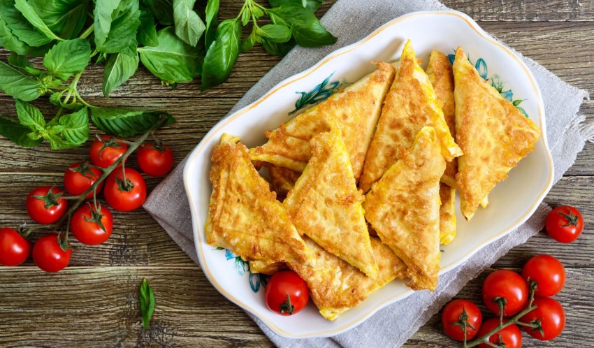 Шаурма из яичного блина