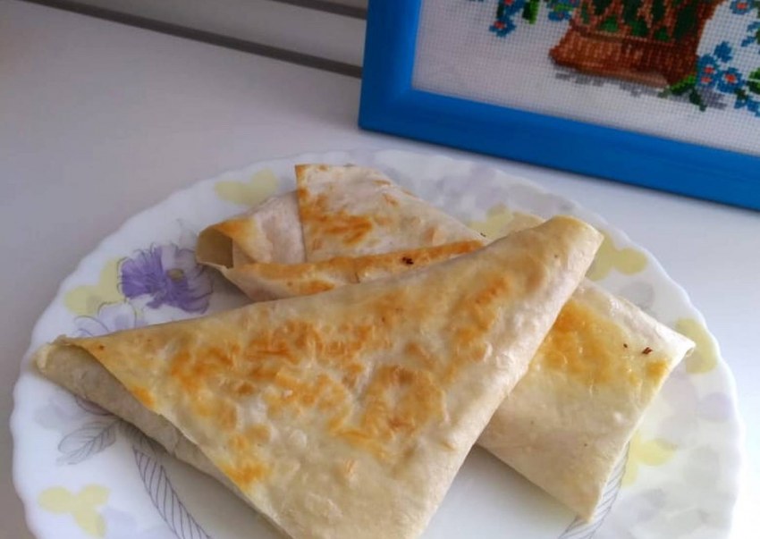 Конвертики из лаваша
