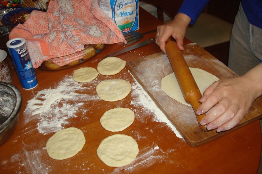 Лепёшки на сковороде