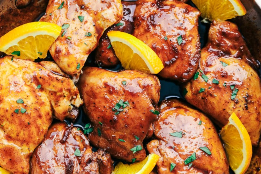 Бедрышки куриные в медовом соусе