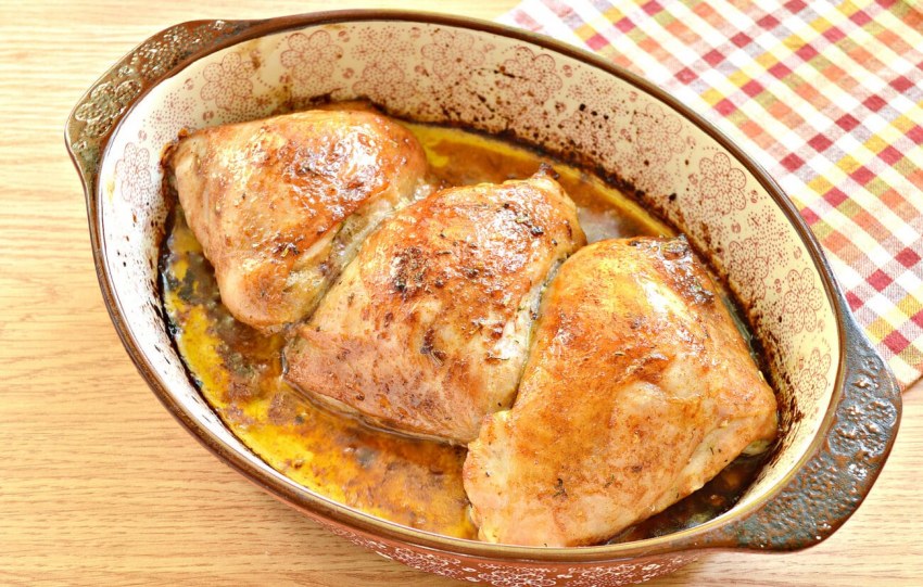Куриные бедрышки в грейпфрутовом маринаде