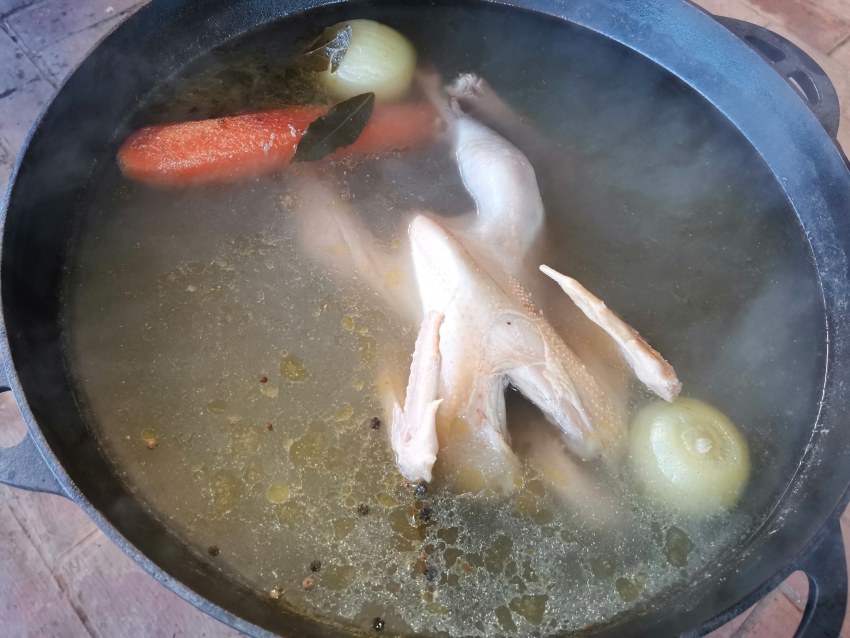 Царская уха из пескарей
