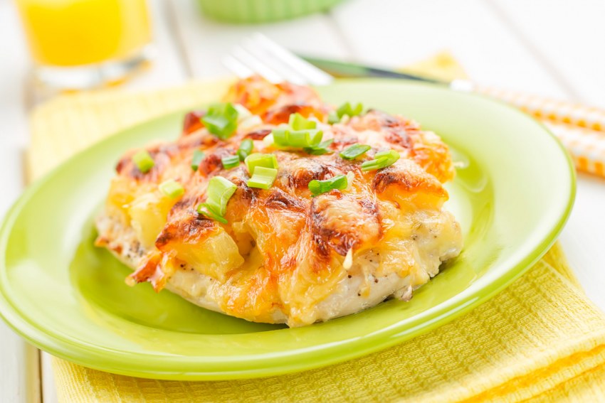 Куриная грудка с сыром