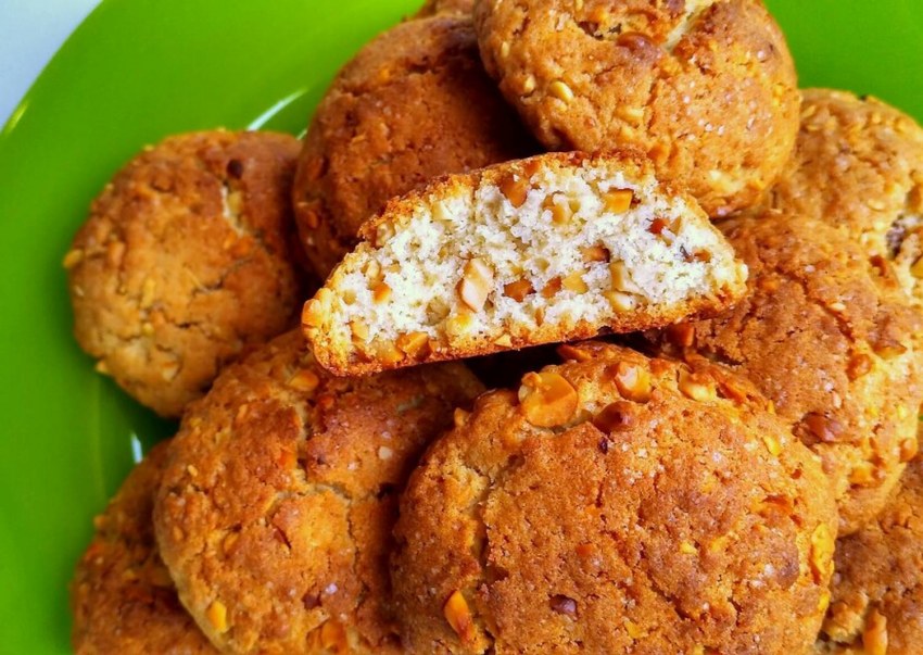 Печенье из арахисовой пасты