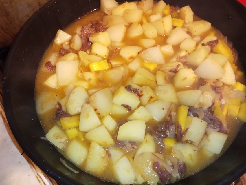 Картошка с капустой