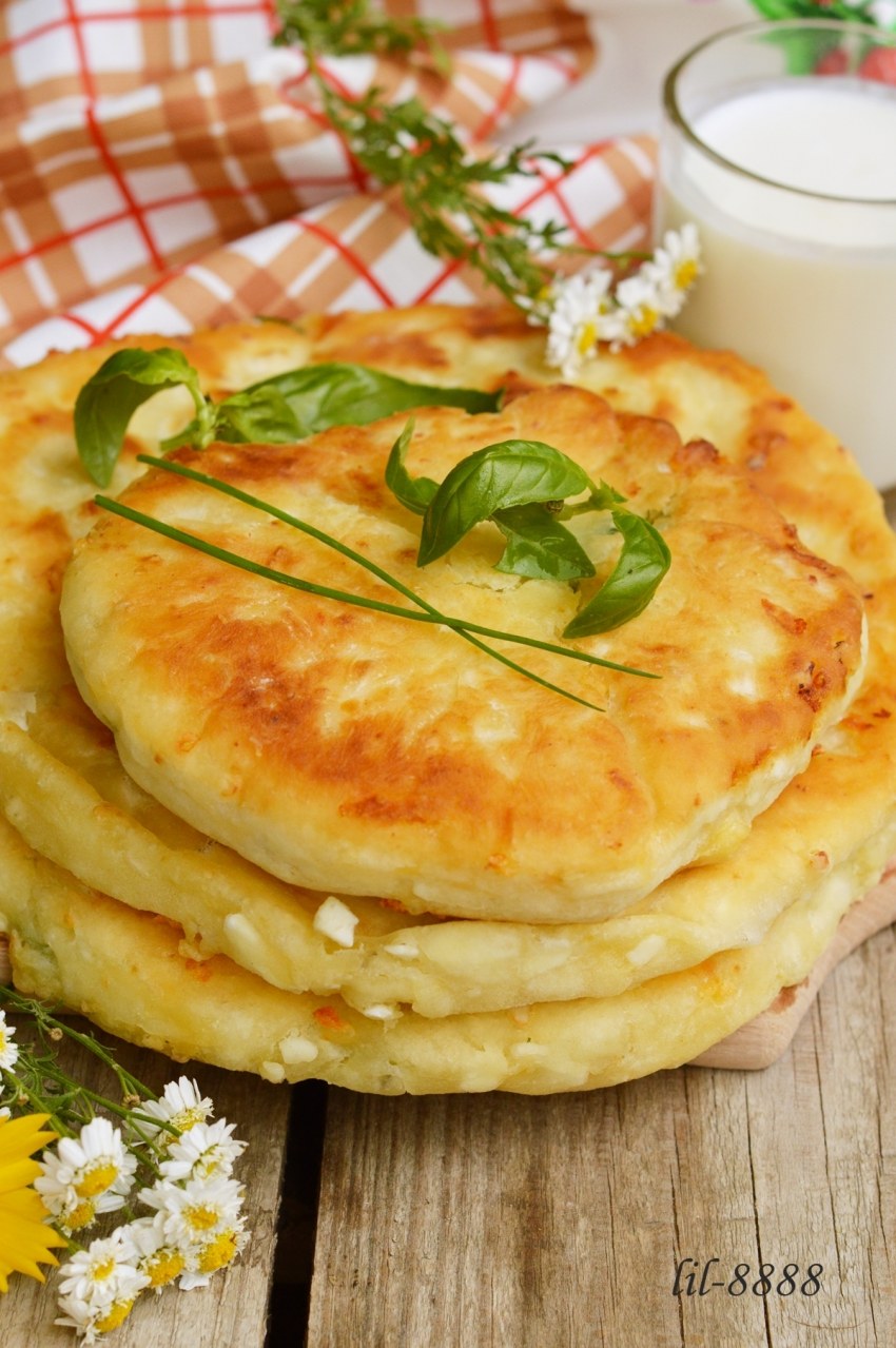 Лепёшки на сковороде