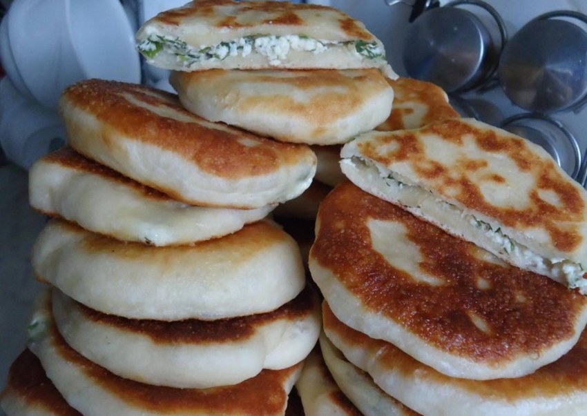 Лепёшки на кефире
