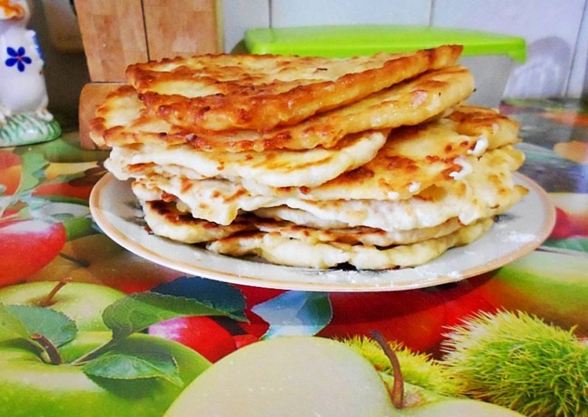 Лепешка с луком