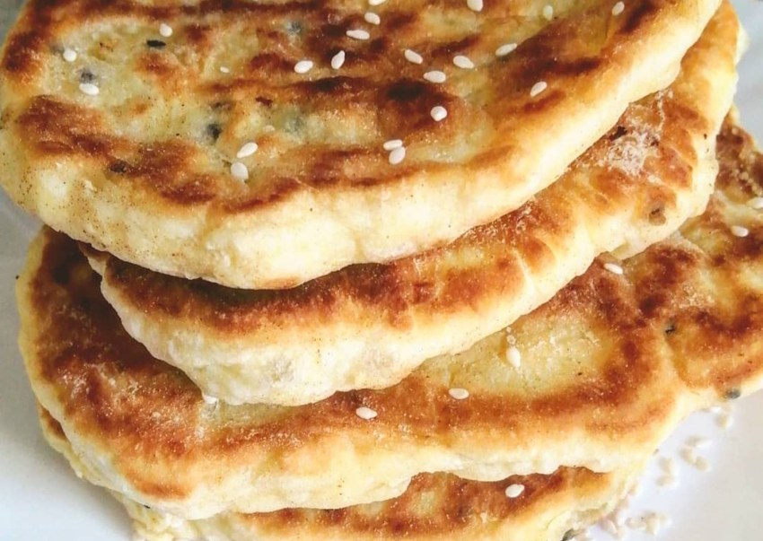 Лепёшки на кефире